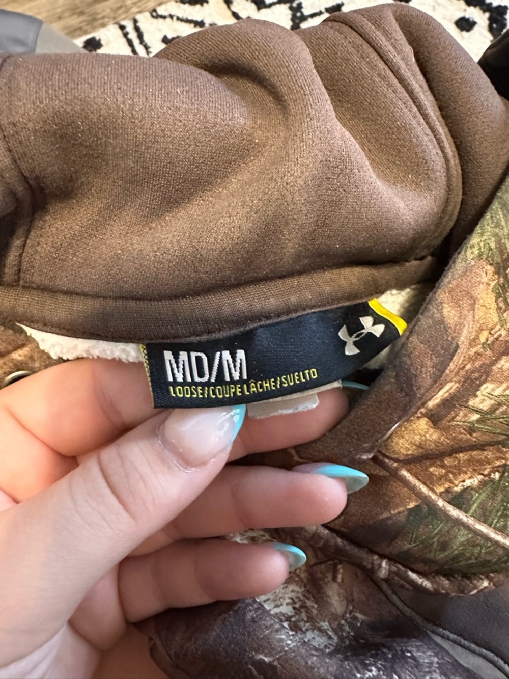 Under Armour Brown Realtree Camo Hoodie Jacket